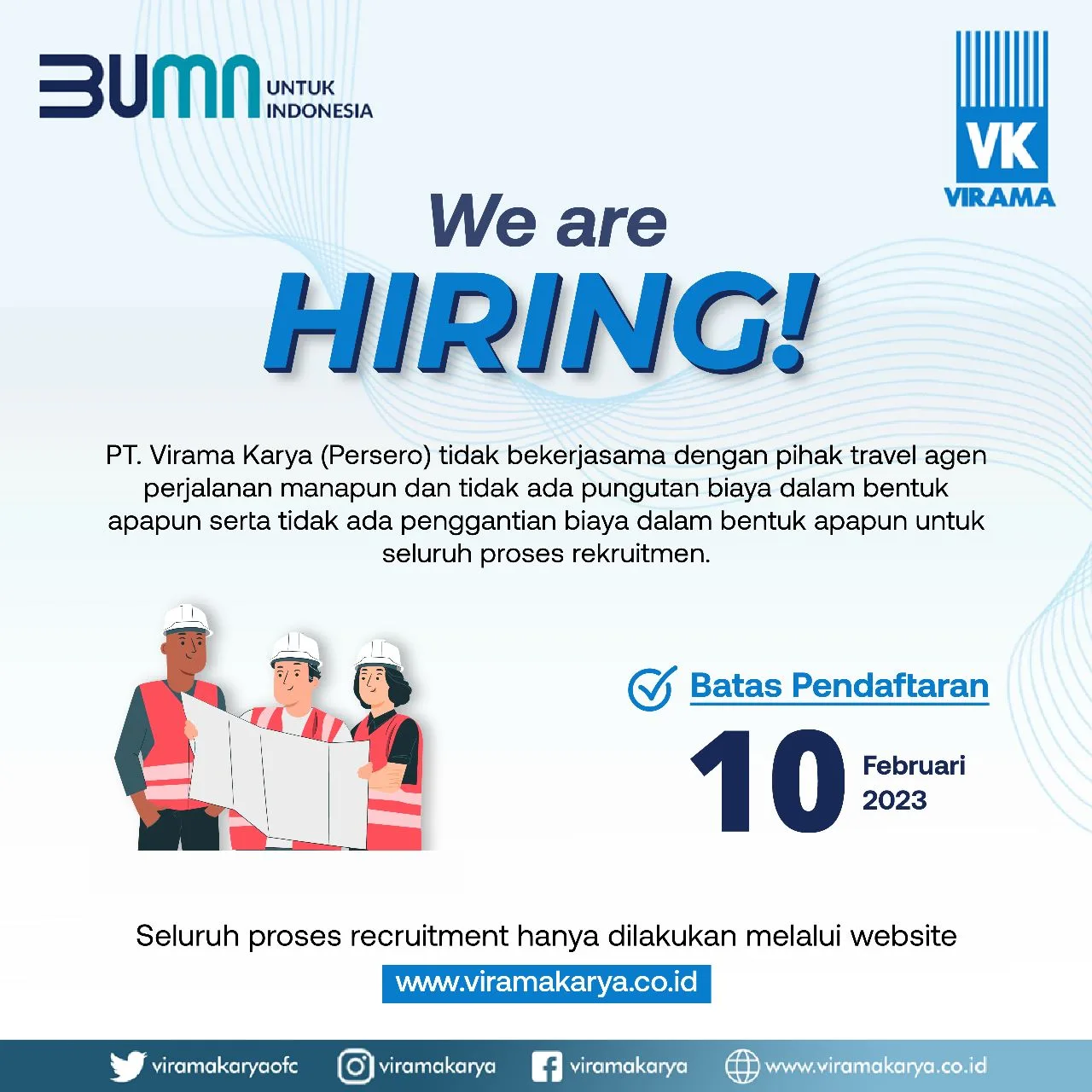 REKRUTMEN PT VIRAMA KARYA (PERSERO)