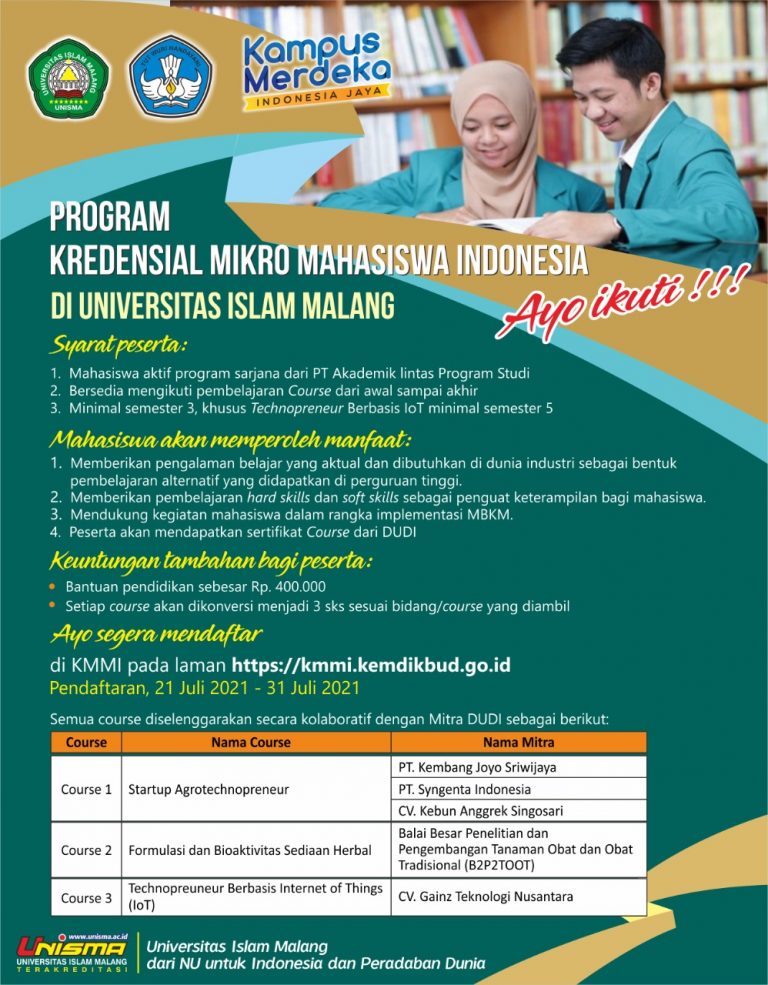Program Kredensial Mikro Mahasiswa Indonesia di Universitas Islam Malang