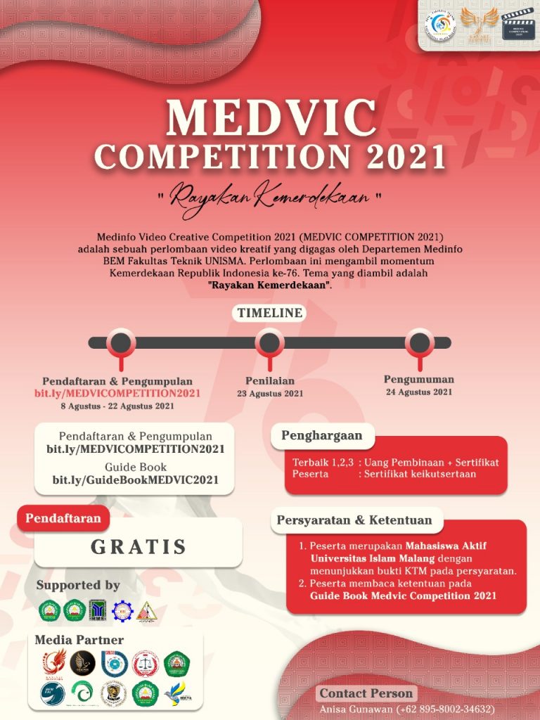Medinfo Video Creative Competition 2021 (MEDVIC COMPETITION 2021)