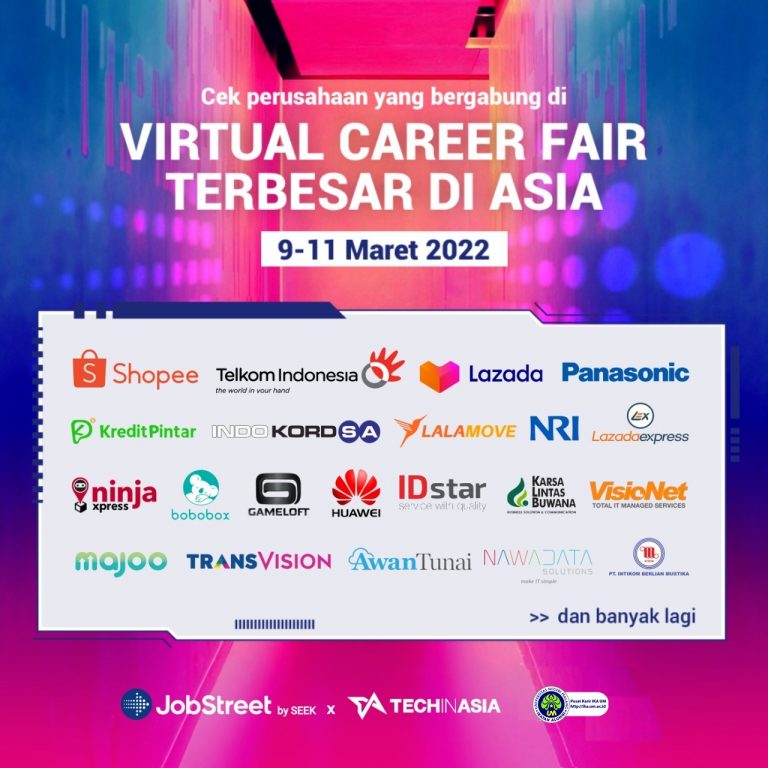Virtual Career Fair Terbesar di Asia 9-11 Maret 2022