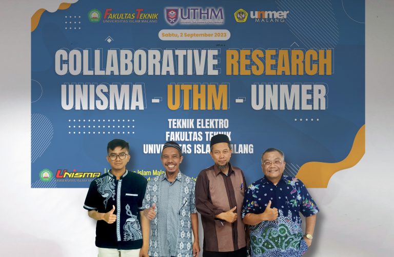 Collaborative Research UNISMA, UTHM dan UNMER