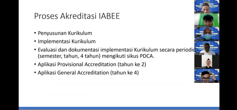 Tingkatkan Kualitas, Prodi Teknik Elektro UNISMA melakukan FGD Akreditasi Internasional IABEE dengan Teknik Elektro Universitas IsIam Indonesia (UII)